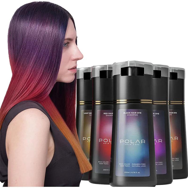200ml Hair Dye Shampoo Oil Control Nourishing Hair Care Products Make Your Hair Shining And Charming