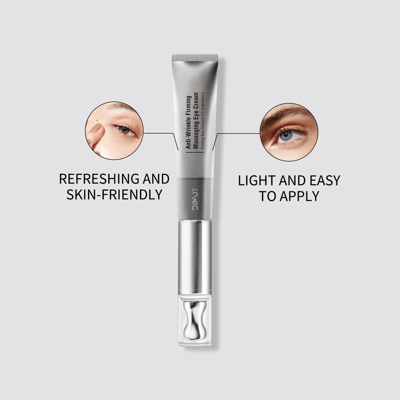 Electric Massage Eye Cream  Beauty Hyaluronic Acid Firming Fades Fine Lines Eye Care Gel Moisturizing Beauty Eye Skin Care