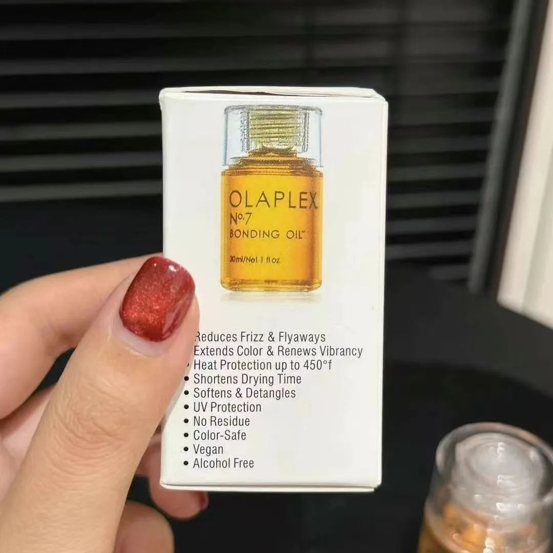 Olaplex No 7 Hair Oil 30ml Heat Protectant Anti Frizz Repair Dry Damaged Hair For Smooth Shiny And Nourished Tresses Daily Care