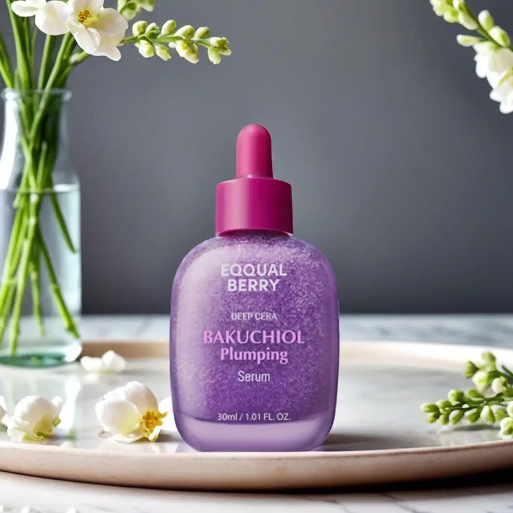 NEW EQQUALBERRY Face Care Serum Moisturizing &Nourishing Brightening Illuminating Bakuchiol Plumping Serum Skincare Beauty Tool