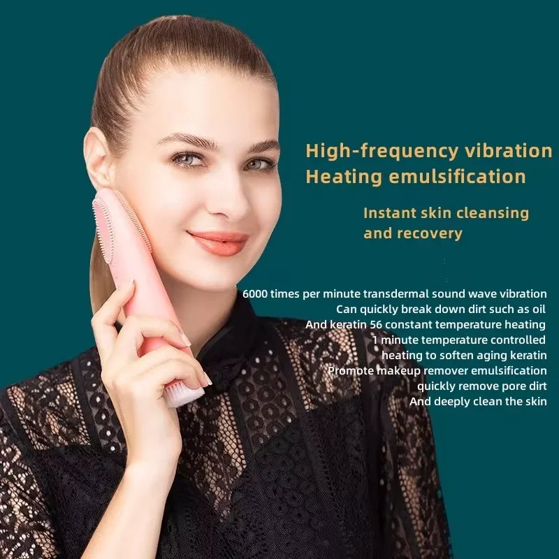 New Arrival Skin Cares Device Waterproofs Soft Silicones Facials Cleanings Brush Washings Massagers Electrics Face Cleanings