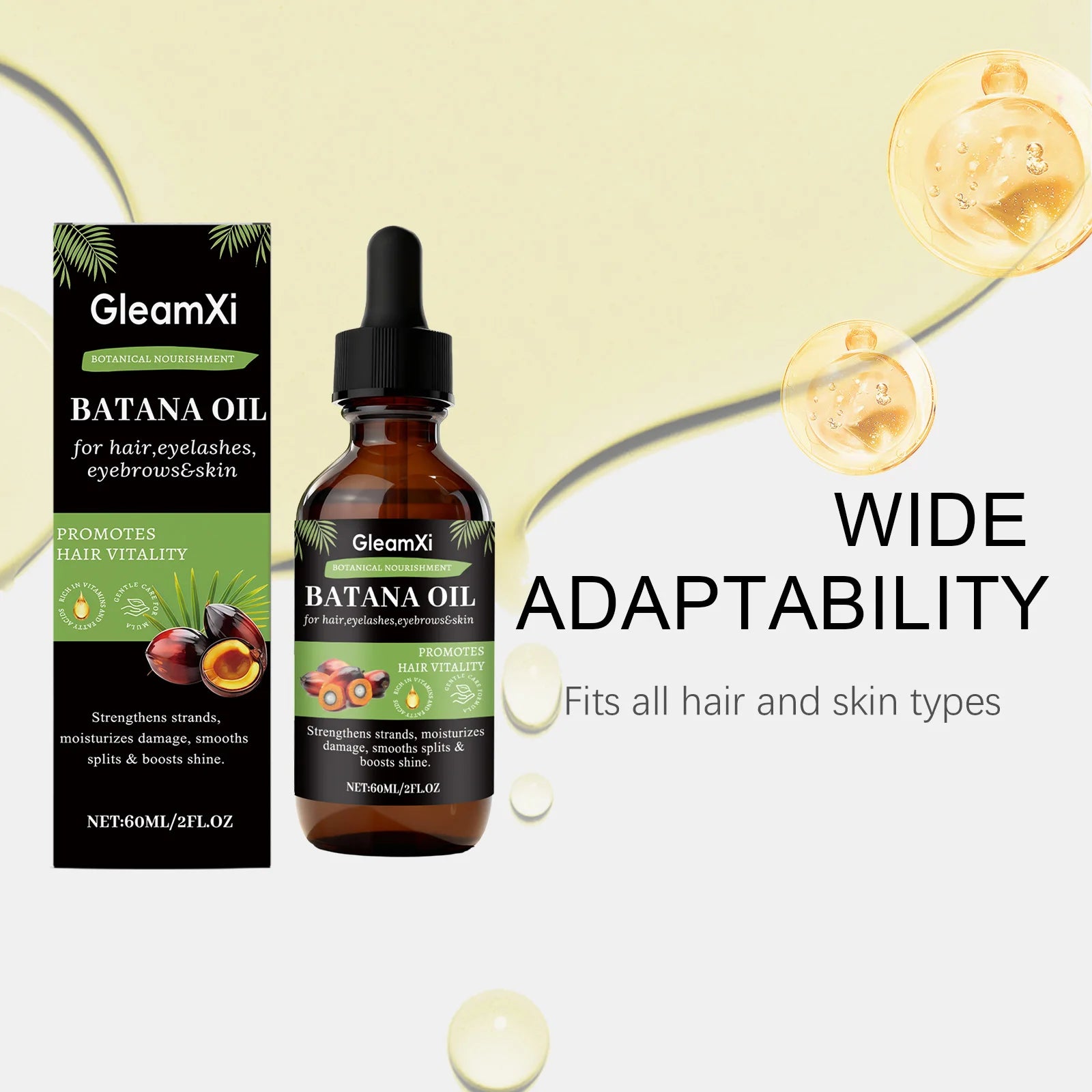 Batana Hair Care Oil - Gentle and Smooth, Nourishes Hair, Volumizing Hair Care Oil