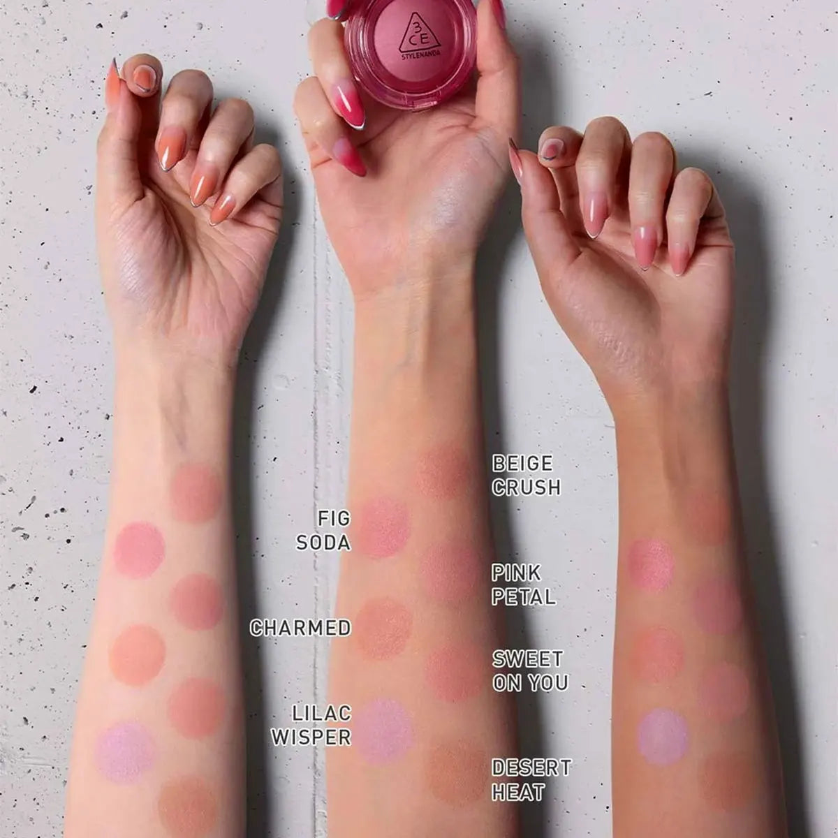 3CE Bouncy Blur Balm,Multi-Use,Creamy Texture,Blurring Effect,Long-Lasting Color,Soft-Focus,Natural Glow,K-Beauty,Korean Makeup