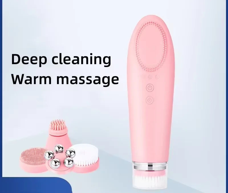 New Arrival Skin Cares Device Waterproofs Soft Silicones Facials Cleanings Brush Washings Massagers Electrics Face Cleanings