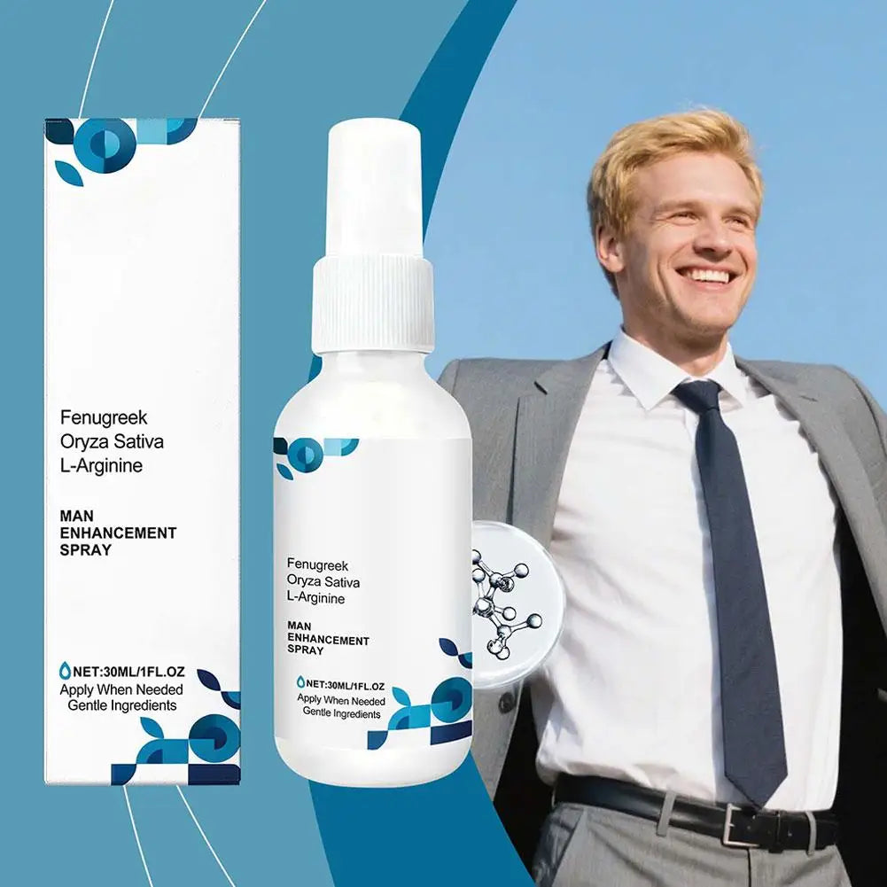 Men's Care Spray Gently Nourishes Men's Bodies Daily Condition Active Energy Recovery Care Enhancing Refreshed Body Care Spray