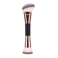 New Double-ended Makeup Brush Foundation&Contour Powder Blush Multi-functional BrushNo Powder Absorption High-value Beauty Tools