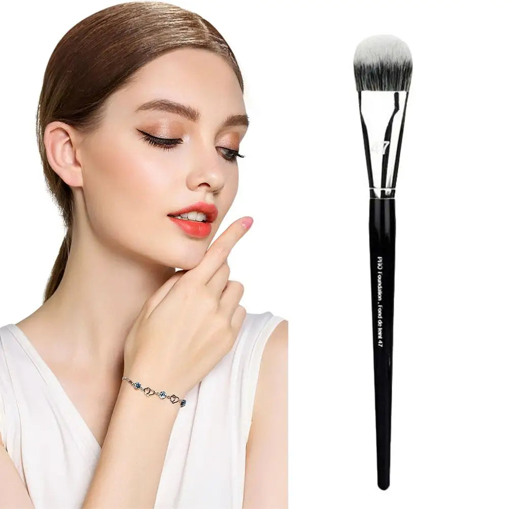 Makeup Brushes,Foundation Concealer Brush,Long Ergonomic Handle,Flat Makeup Brush For Foundation, Makeup Foundation Brushes