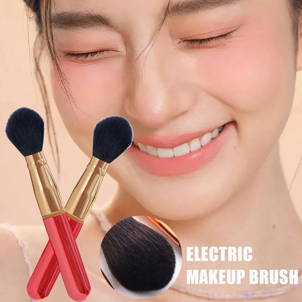 Electric Makeup Brush, Vibrating Foundation Blender & Face Massager, Rechargeable Powder Blush Applicator, Beauty Tool Kit