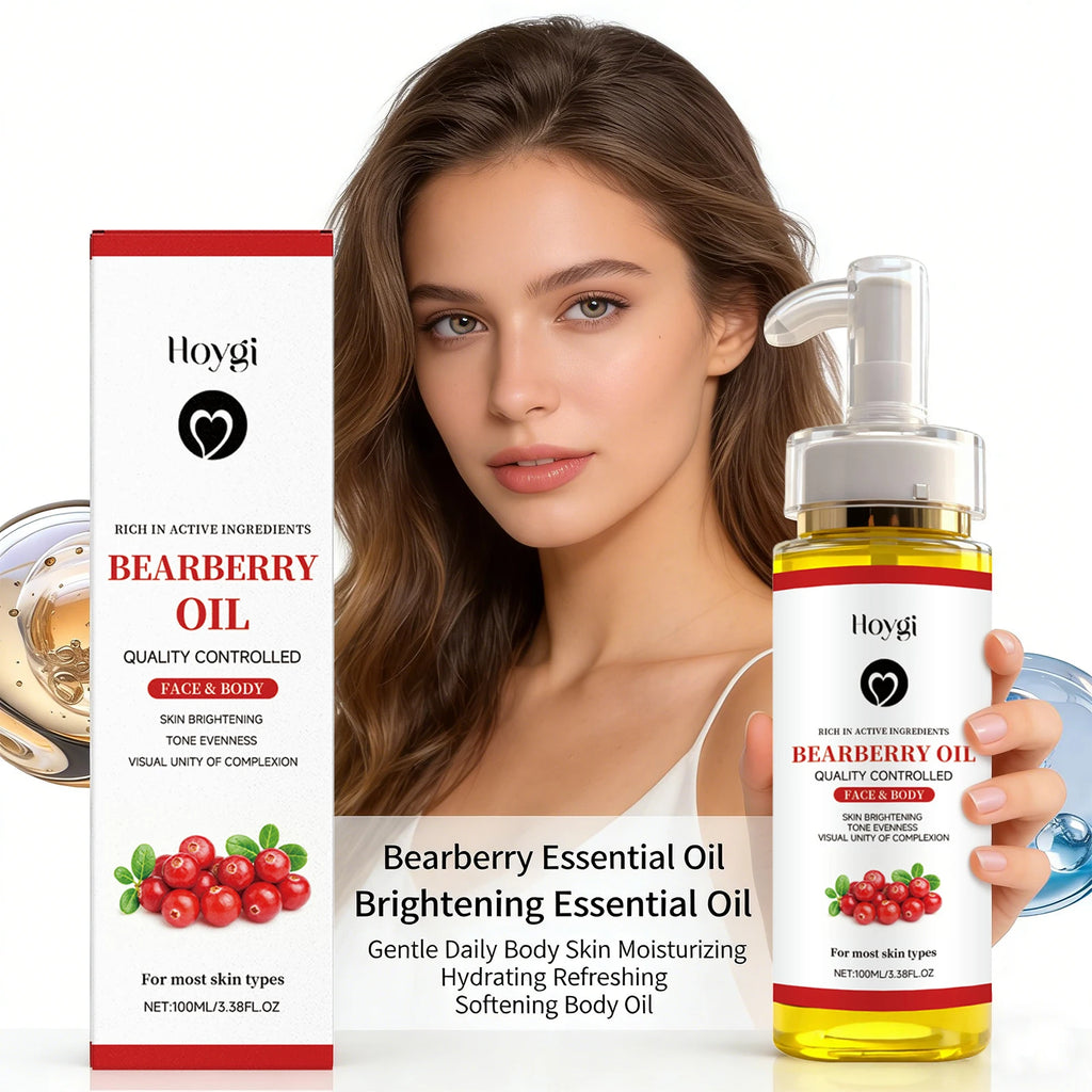 Bearberry Essential Oil Firming Moisturizing Skin Reduce Dryness Enhance Elasticity Brighten Dullness Skin Strengthen Body Oil