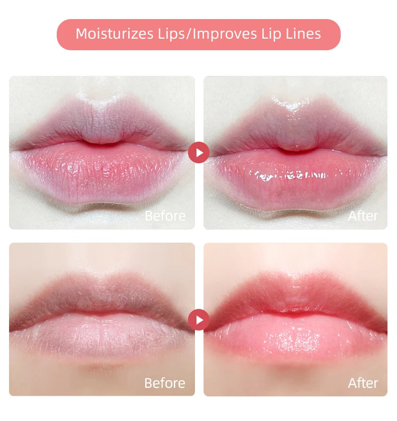 CACE Lovely Honey Cherry Lip Oil Nourishing Lip Balm Long Lasting Moisturizing Clear Lip Oil  Lip Gloss Lip Care Beauty Makeup
