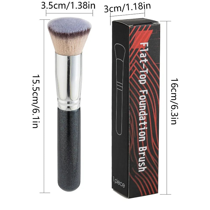 1PCS Makeup Brush with Box for Foundation Concealer Powder Blush Contour Brush Dense Soft Bristle Brush Beauty Tools