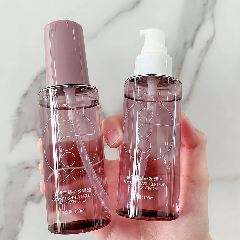 100ml hair care essential oil, dry hair, long-lasting fragrance and smooth essential oil, for girlfriends and mothers on holiday