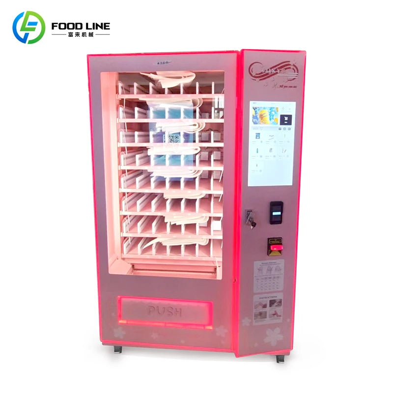 Customized 24-Hour Small Beauty Vending Machine Skincare & Cosmetic Vending Machine with Refrigeration Fresh‑Keeping Function