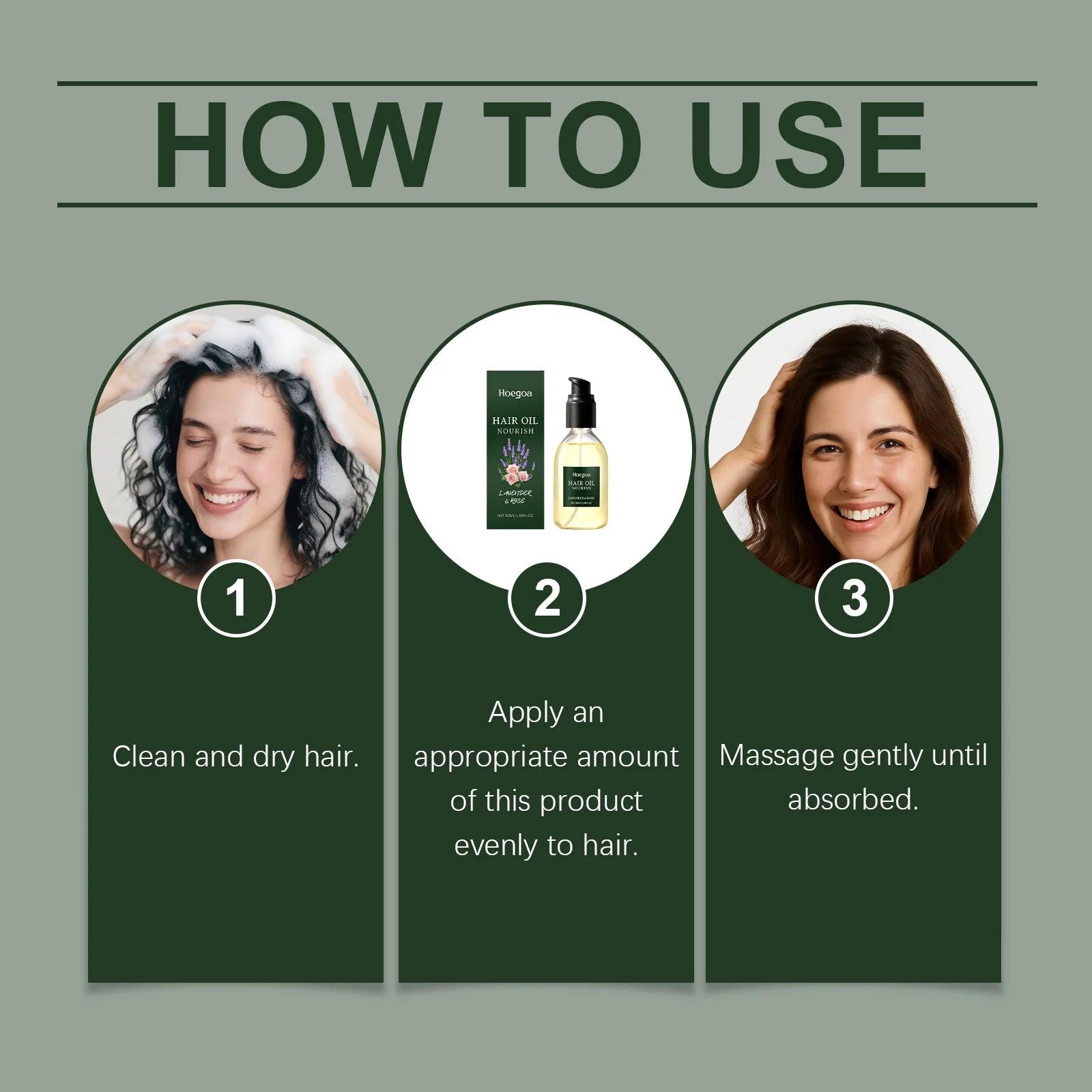 Repair Hair Damage Hair Nourishing and Moisturizing Oil Enhances Hair Strength Reduces Hair Thinning Cleansing Hair Care Oil