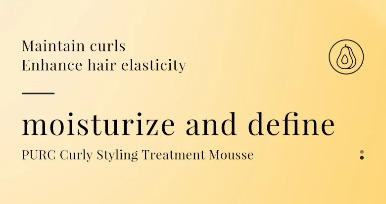 Curly Hair Mousse Care Coconut Oil Smoothing Frizz Enhanced Wavy Shampoo Styling Cream Mousse Foam Dry Damaged Frizz Hair Care