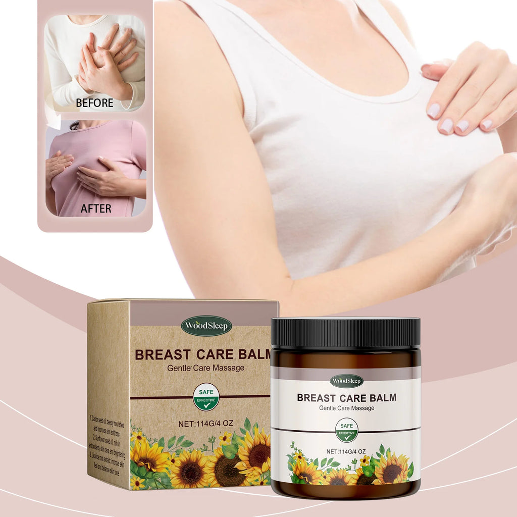 Breast Care Balm Effective Anti-Sagging Chest Lift Soothing Plump Breast Cream for Women Enhance Softness Luster Sexy Body Care