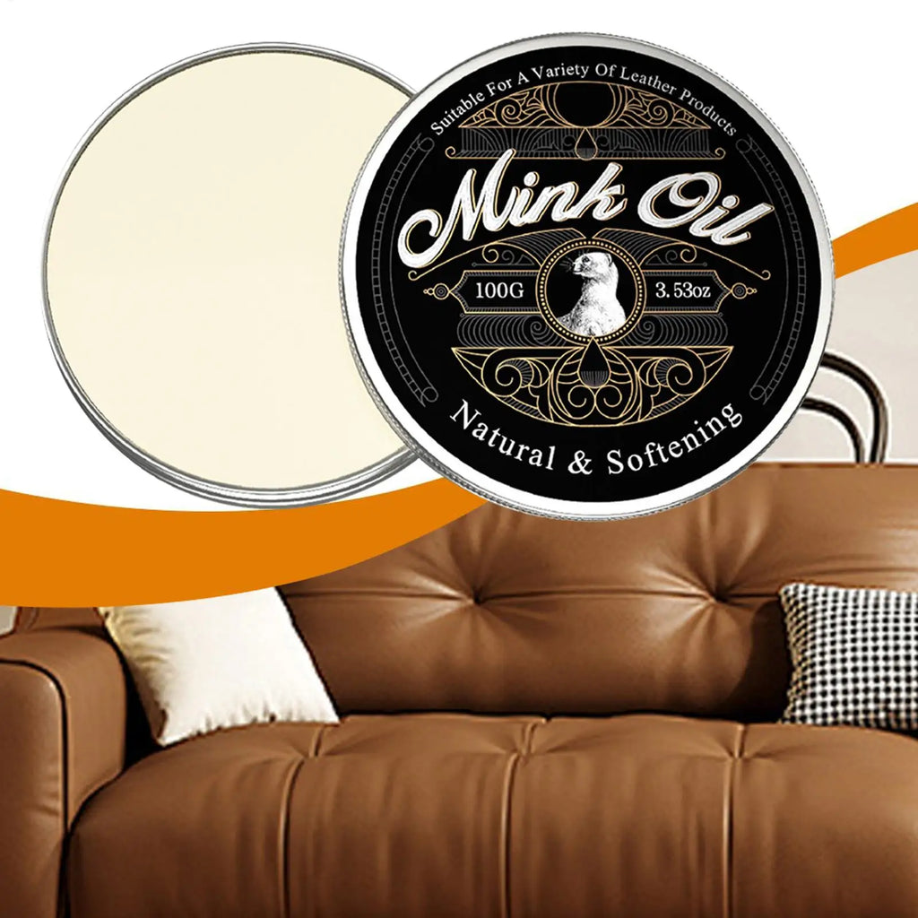 100g Leather Care Cream Paste Natural Leather Conditioner Genuine leather mink cream care oil Refurbishing Restoration Agent
