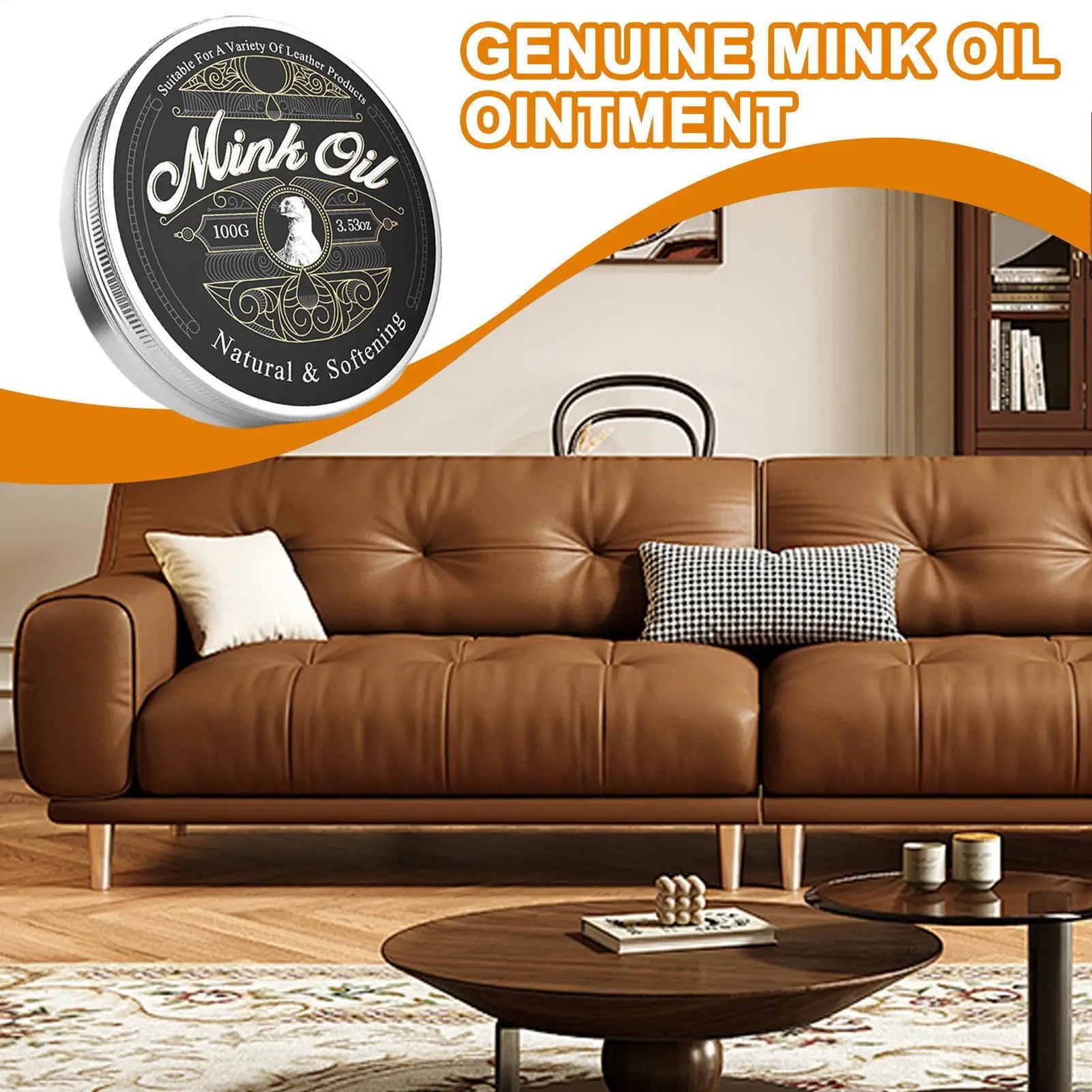 100g Leather Care Cream Paste Natural Leather Conditioner Genuine leather mink cream care oil Refurbishing Restoration Agent