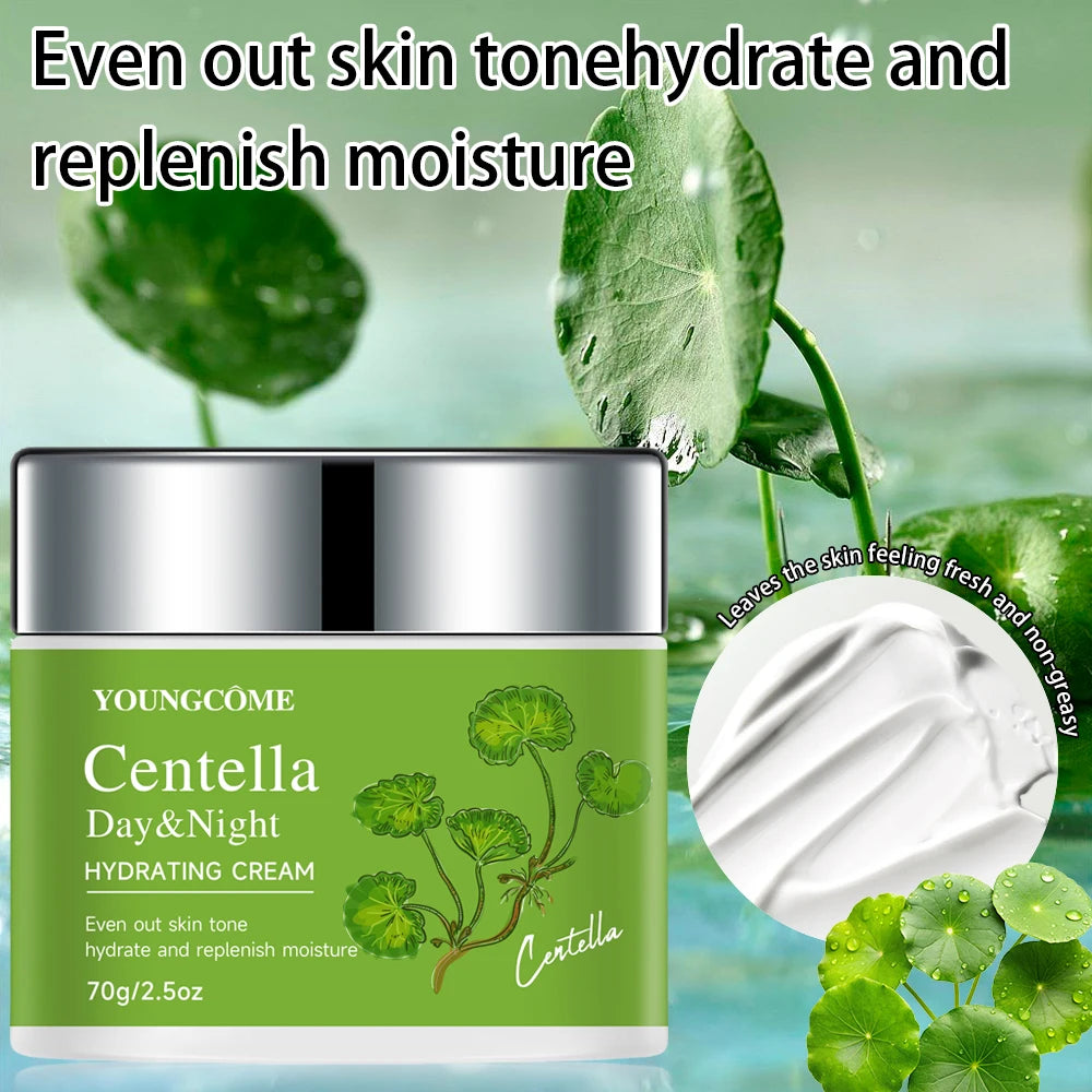 Centella Asiatica Hydrating Moisturizer - Soothing Face Cream for Even Skin Tone, Daily Hydration & Antioxidant Protection