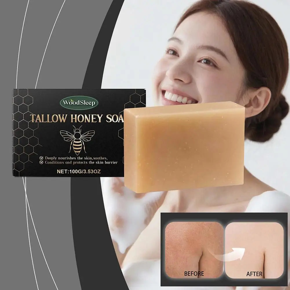 Beef Tallow Soap Bar,Natural Grass Fed Tallow Soap,Moisturizing Face Body Wash For Dry, Itchy, Sensitive Skin CareBath Soap