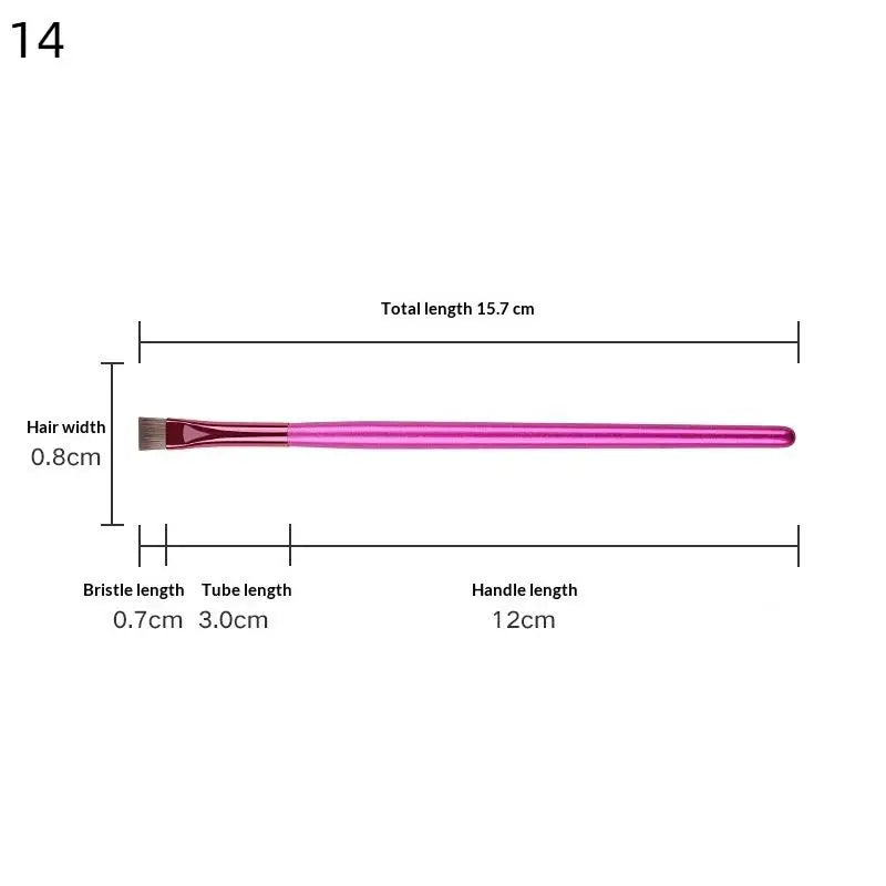 Makeup Brush - Premium Quality Cosmetic Brushes For Face And Eyes Foundation Powder BB Cream Blush