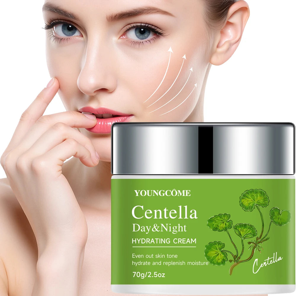 Centella Asiatica Hydrating Moisturizer - Soothing Face Cream for Even Skin Tone, Daily Hydration & Antioxidant Protection
