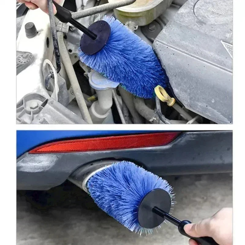 Large Car Wash Brush Automobile Beauty Supplies Tire Cleaning Car Wash Tool Hub Cap Brush Speed Beauty Special Car Care Amagi