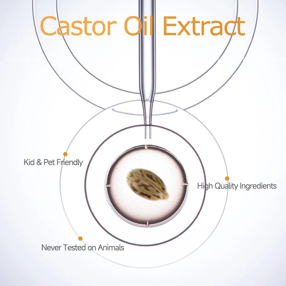 100ml/30ml castor oil pure essential oil skin care hair care can make hair smoother aromatherapy aromatherapy essential oil