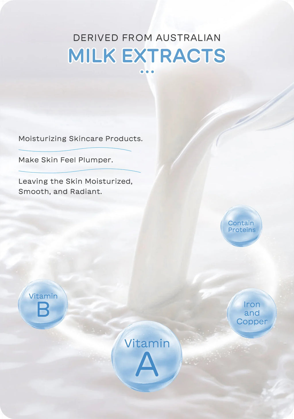 Brightening Milk Skincare 5 Piece Set Nourishing Cleanser Eye Cream Moisturizing Sunscreen Wrinkle Care