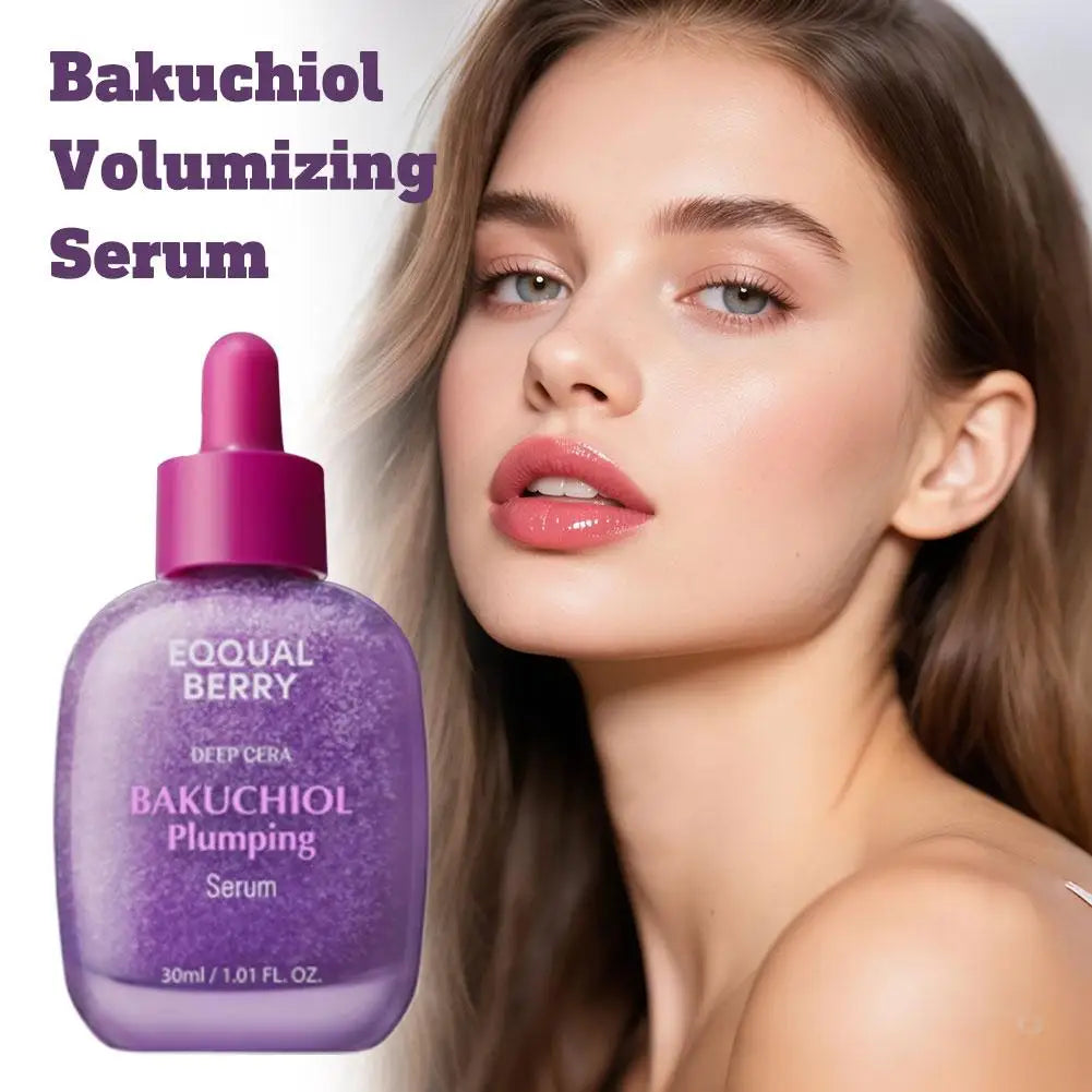 NEW EQQUALBERRY Face Care Serum Moisturizing &Nourishing Brightening Illuminating Bakuchiol Plumping Serum Skincare Beauty Tool