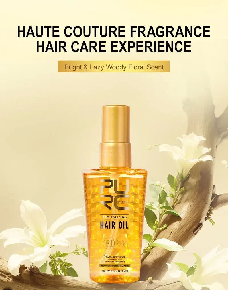 Moroccan Hair Care Essential Oil Nourishes Hair Nut Oil Smooths Brightens Softens Hair essence Repairs Scalding Damage Hairy Dry