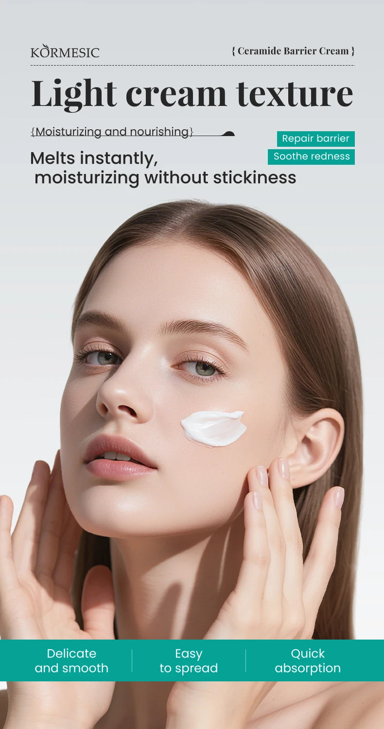 New Ceramide Moisturizing Face Cream Skin Barrier Smoothing Firming Deep Nourishing Face Body  Beauty Skin Care Korean Cosmetics
