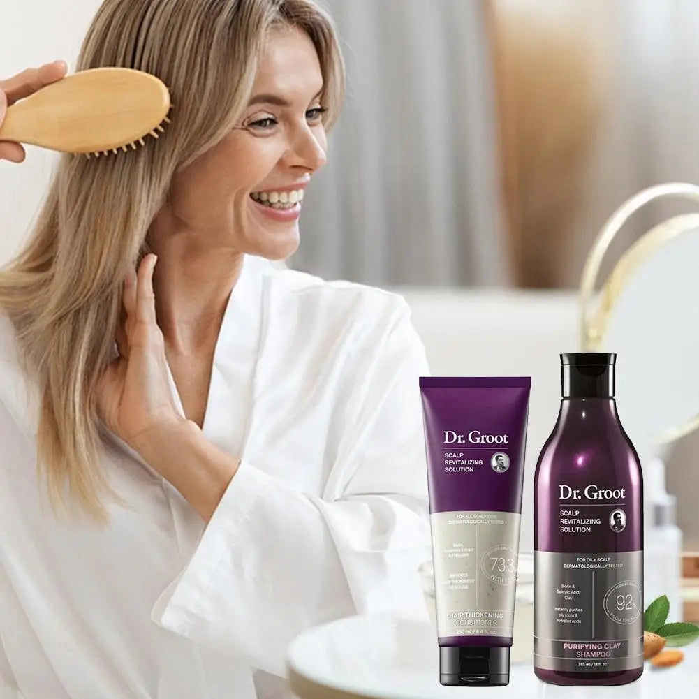 Dr.Groot Thickening Anti Hair Loss Shampoo Conditioner Gentle Moisturizing Oil Control Dandruff Removing Softening Hair Care