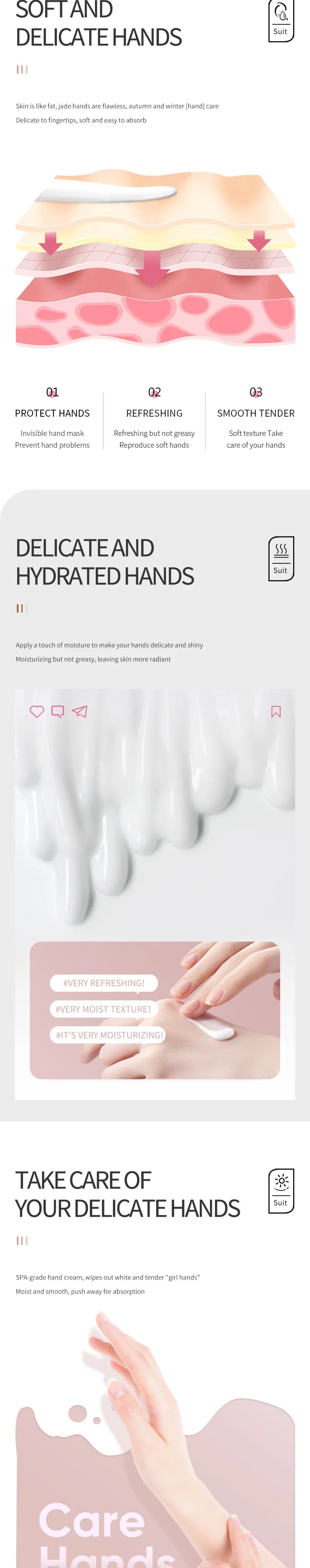 5Pcs/set Fruit Plant Fragrance Hand Cream Sets Moisturizing Repair Anti Dry Hand Lotion Sets Hands Skin Care Products