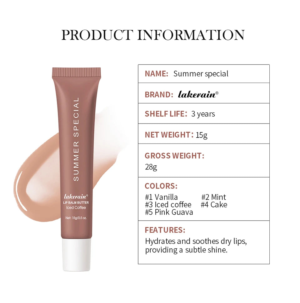 Moisturizing Lip Balm Butter Gently Nourishes Moisturizes Soothes Lips Beautifying Smoothing Lip Butter Balm Beauty Lip Care