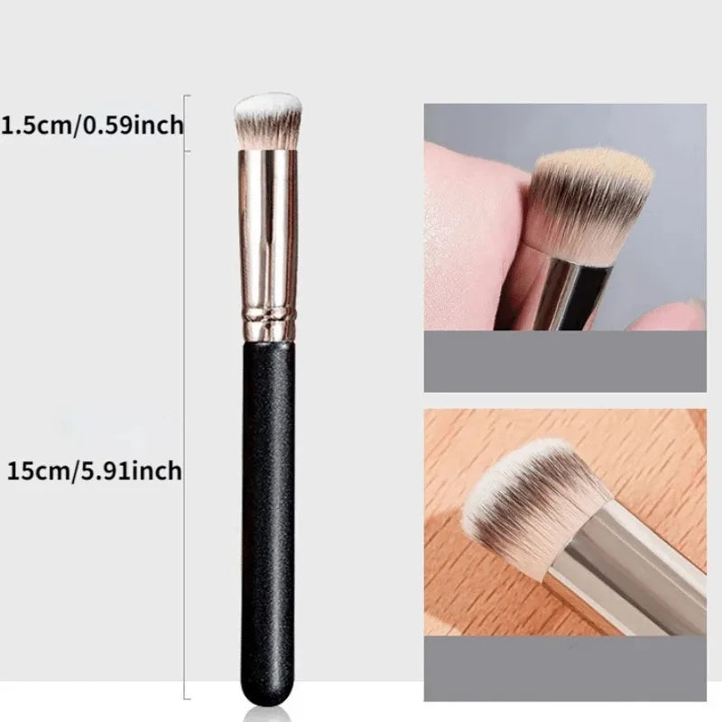 270 Concealer Brush, Flawless Foundation Eye Intense Face Makeup Brush, Premium Nose Contour Kabuki Blush Brush