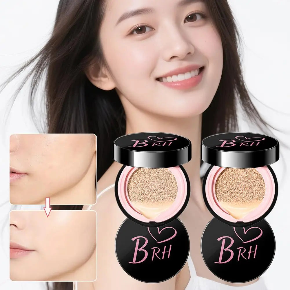 2 Colors Whitening BB Cream Foundation Air Cushion Concealer Face Makeup Girl's Facial Beauty Original Cosmetic Cream