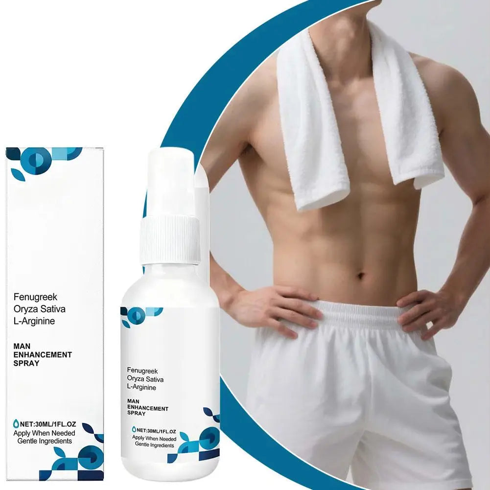 Men's Care Spray Gently Nourishes Men's Bodies Daily Condition Active Energy Recovery Care Enhancing Refreshed Body Care Spray