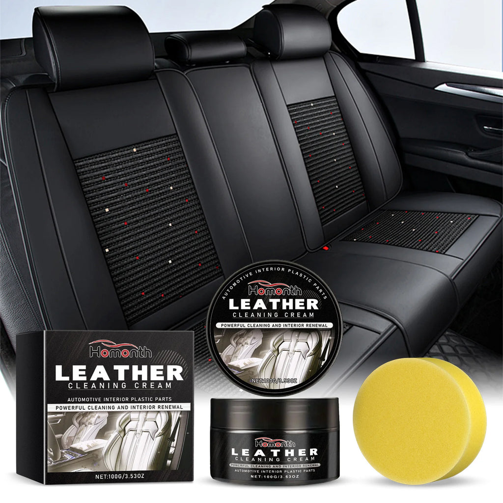 Leather Conditioner Long Lasting Car Seats Polishing Nourishment Care Leather Care Cream for Leather Pant Bag Shoes Furniture