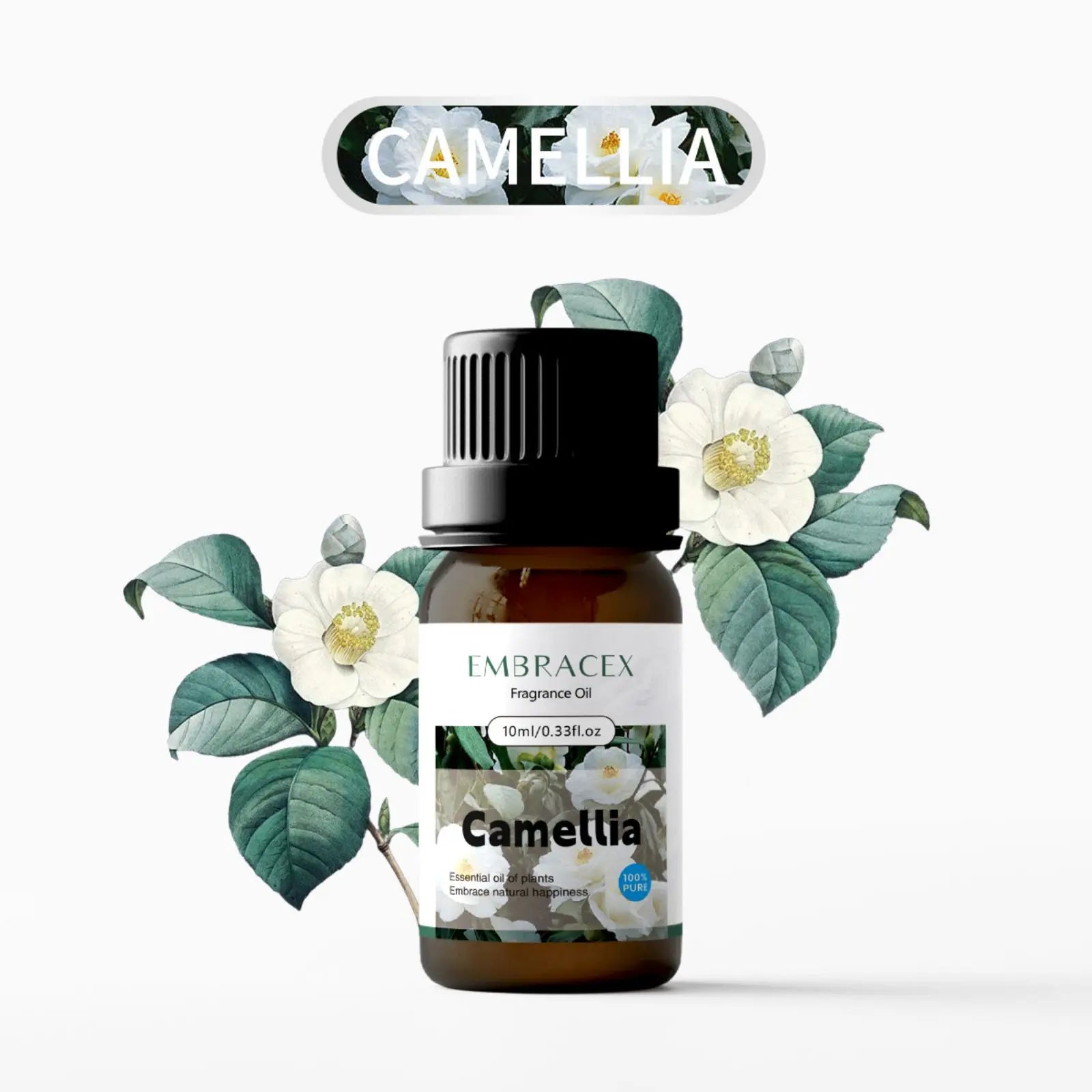 10ml Camellia Essential Oil Natural Herbal Extract for Skincare Bathing Facial  Body Care And Aromatherapy Fresh Scent Gifts