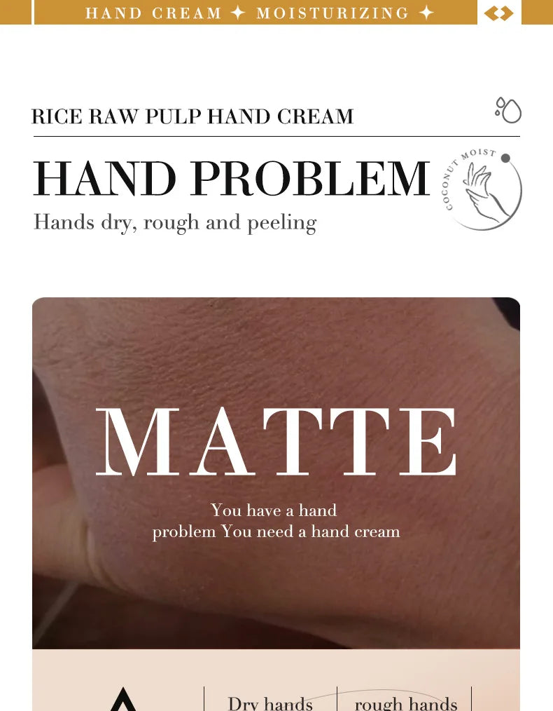 White Rice Hand Cream