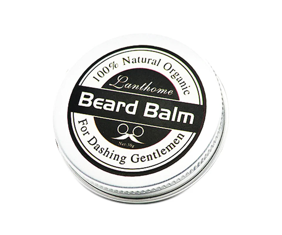 30g Beard Balm Conditioner Oil Improves Beard Softness Manageability Hair Growth Treatment Men Beard Wax Beauty Care