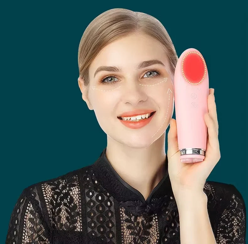 New Arrival Skin Cares Device Waterproofs Soft Silicones Facials Cleanings Brush Washings Massagers Electrics Face Cleanings