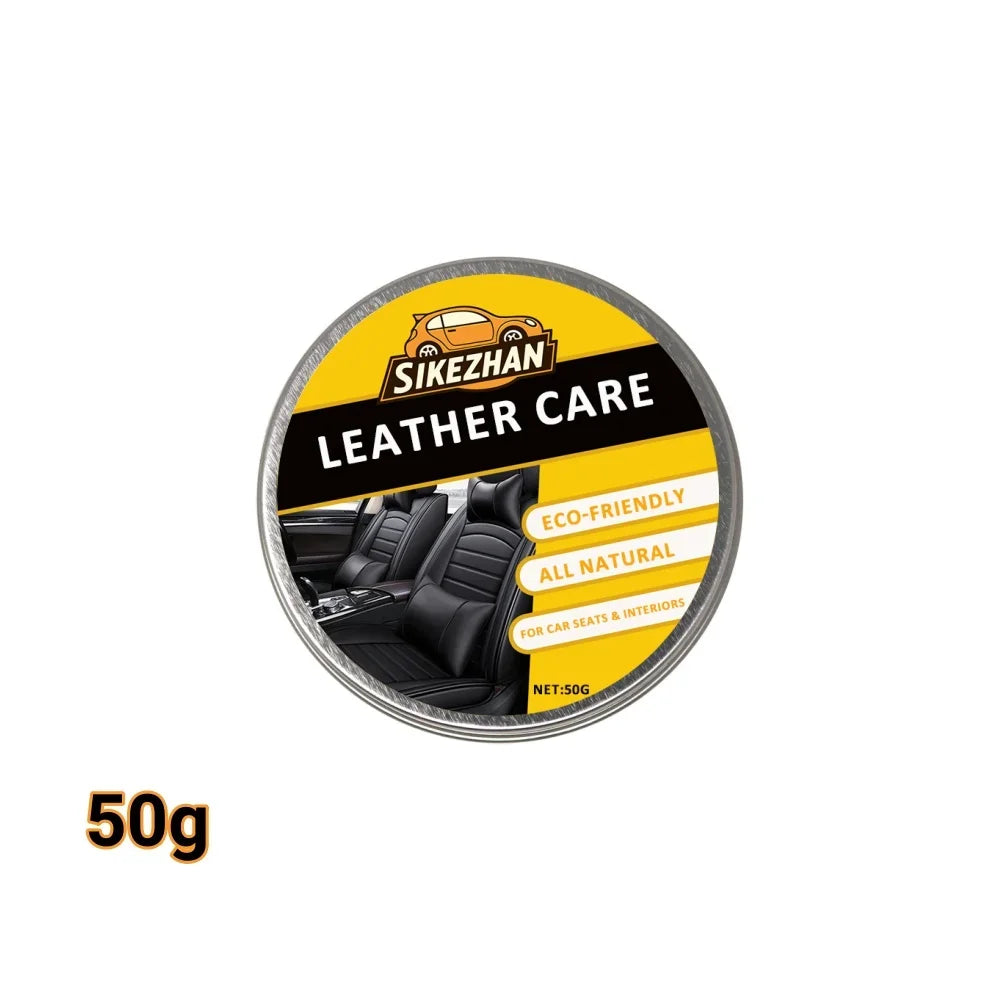 Car Leather Care Cream Natural Transparent Odorless Leather Conditioner Balm Universal for All Colors Protect  Nourish Car Seats