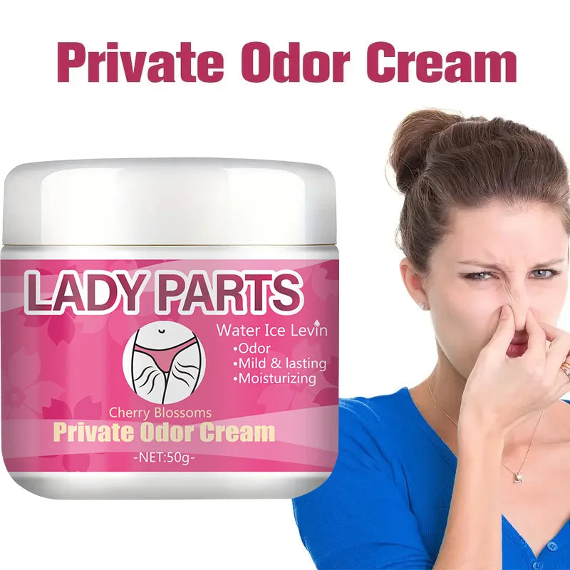 50g* Women's Care Cream Contains Glycerin, Mineral Oil, Gently Deodorizes and Cleanses the Body's Skin, Maintains Refreshing and Moisturizing, Cares for the Skin, and Daily Use