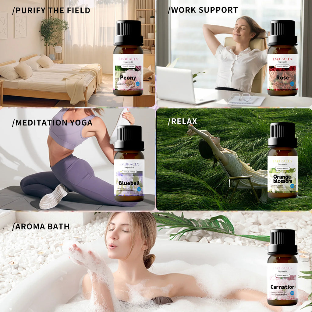 10ml Camellia Essential Oil Natural Herbal Extract for Skincare Bathing Facial  Body Care And Aromatherapy Fresh Scent Gifts