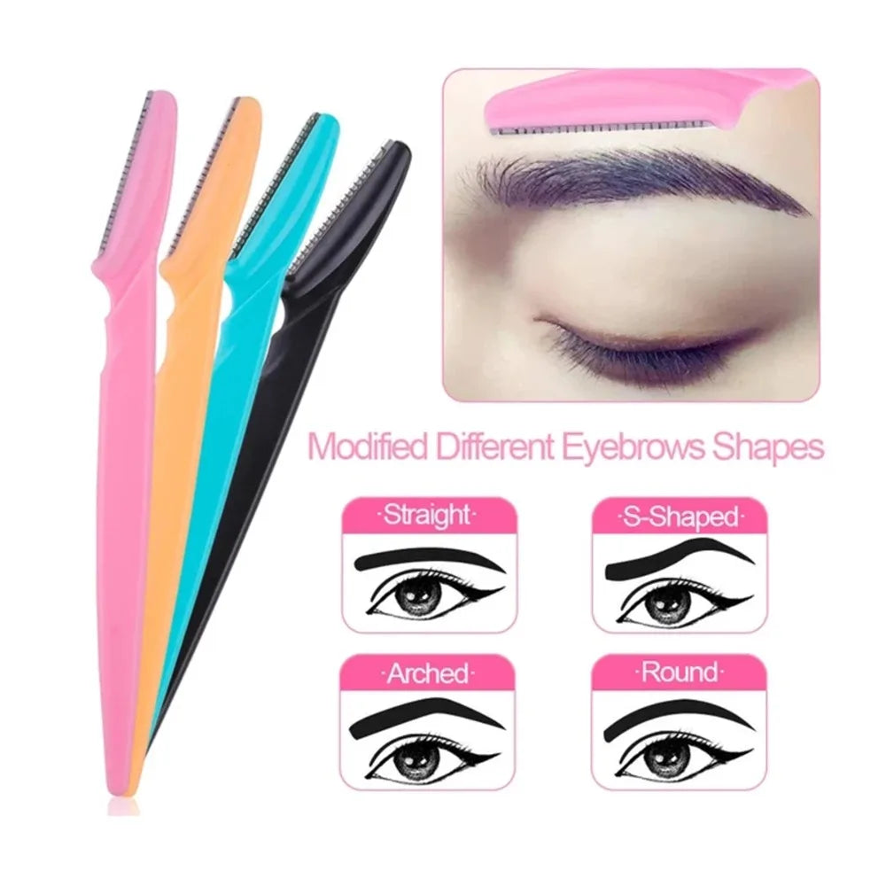 Eyebrow Trimmer Scissor Beauty Products for Women Eyebrow Scissors  with Comb Stainless Steel Makeup Tools Beauty Scissors