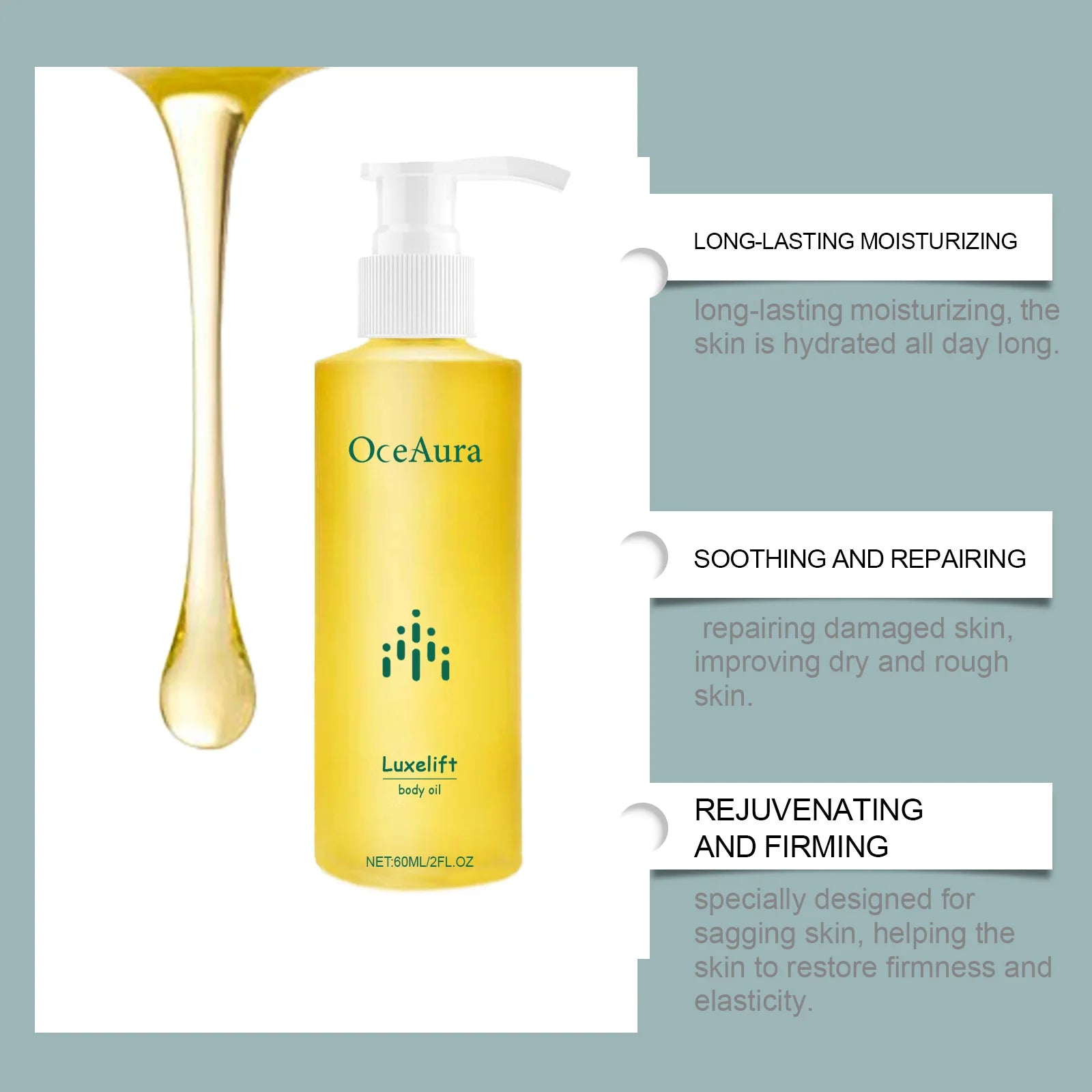 Body Skin Care Oil Deep Improve Rough Repair Damaged Skin Relieve Muscle Fatigue Hydrating Brightening Lighten Skin Care Oil