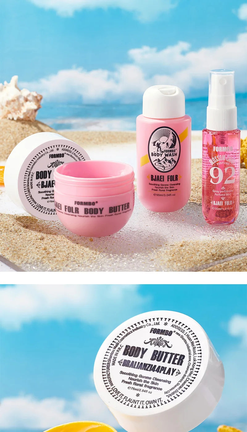 Formbo 3-in-1 Fragrance Lotion Set! Plant-Derived Fragrance That's Not Overpowering, Shea Butter Body Lotion That Won'T Cause Skin Irritation, 8-Hour Fragrance That Creates a'False Body Scent' for You, One Bottle That Provide