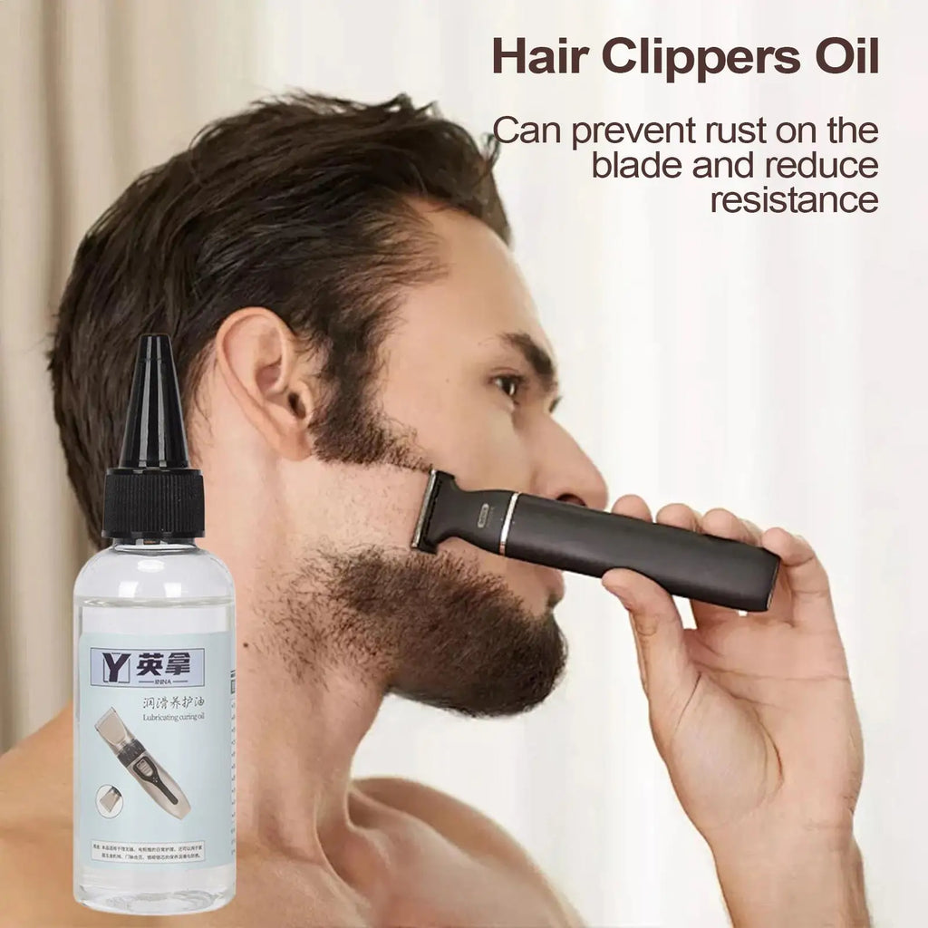Hair Clipper Oil 60ml Oil for Clippers Hair Clipper Lubricant Oil Reduces Heat and Friction Lubricant for Clippers Trimmers Rust